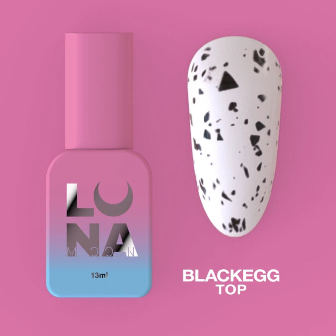 Matte top without sticky layer Top Matt Blackegg