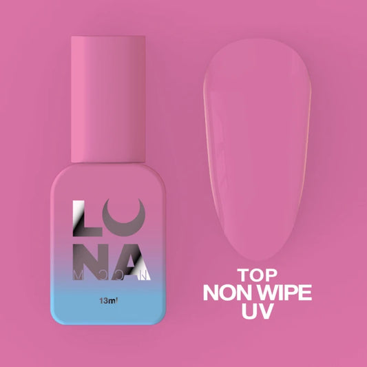 Top for gel polish without a sticky layer with a UV filter Top Non Wipe UV