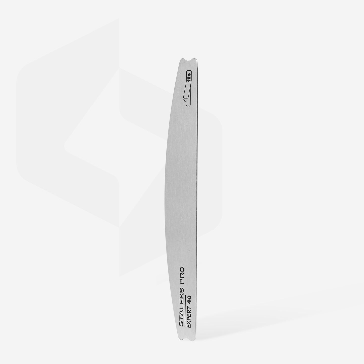 Metal nail file, crescent, base EXPERT 40